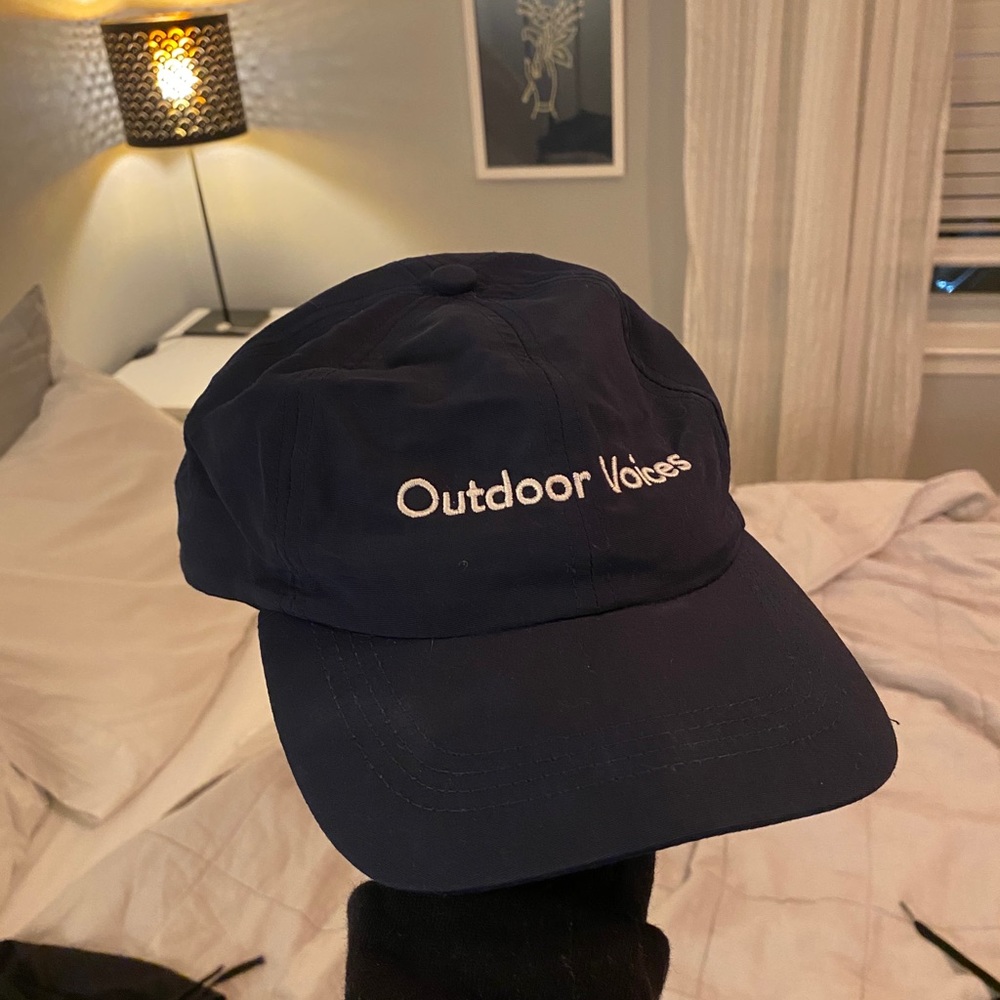 Outdoor Voices logo hat